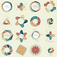 Big set for infographic elements
