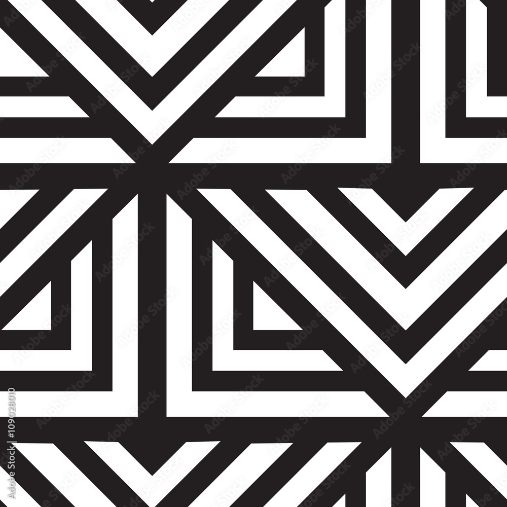 Poster vector geometric seamless pattern. repeating abstract lines in b