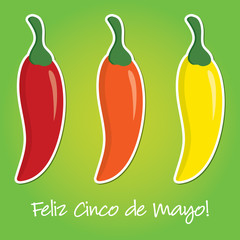 Mexican paper cut out card in vector format.