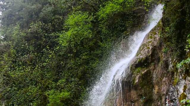 Waterfall in the Republic of Abkhazia North Caucasus 