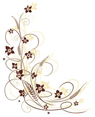 Blumen, Gräser und Getreide