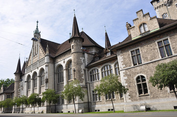 Fototapeta na wymiar Schweiz: Das Landesmuseum in Zürich
