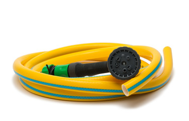 Naklejka premium garden hose with a sprayer