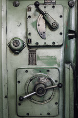 Old green machine for producing tools 