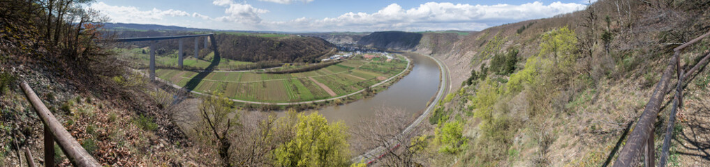 moseltal valley germany high definition panorama