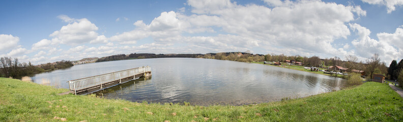 Obraz premium wiesensee lake germany high definition panorama