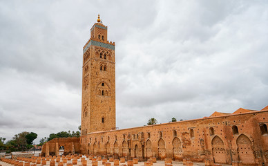 Fototapeta na wymiar Koutoubia mosque in Marrakech, Morocco