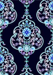 Indisches Blumenornament