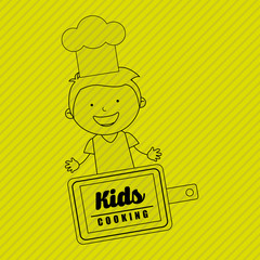 kids cooking design 