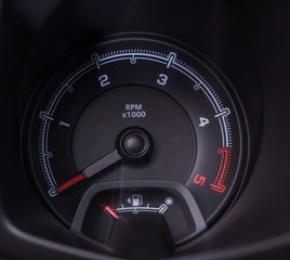 Car interior car speedometer control