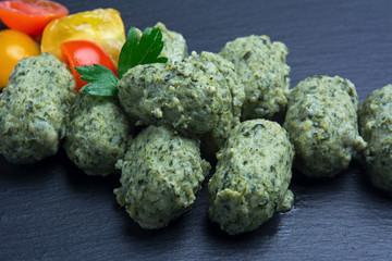 Gnudi - Ignudi - Gnocchi di ricotta e spinaci