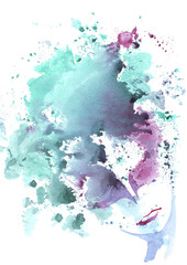 Bright colored watercolor background