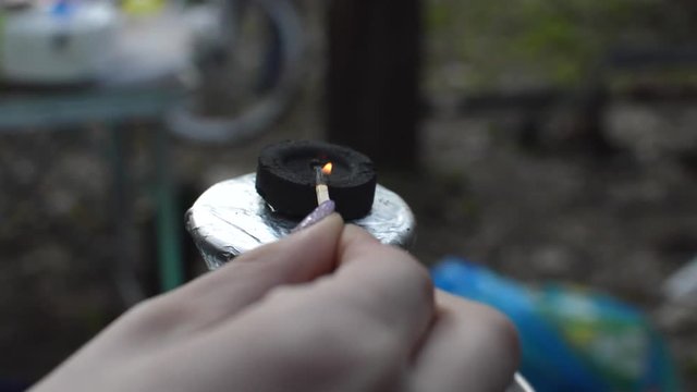 Fire Hookah at Nature