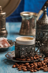 Turkish coffee and turkish delight