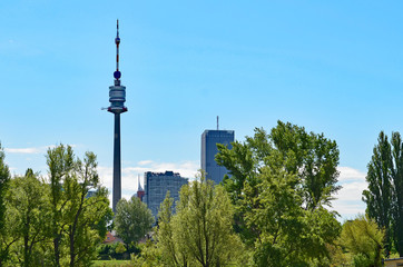 Naklejka premium donauturm in wien