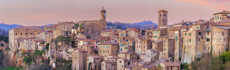 Obraz premium Etruski antyczny miasteczko w prowincja Grosseto w Tuscany
