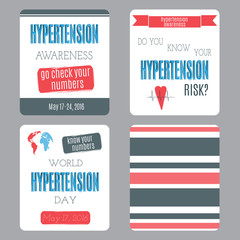 Hypertension set of cards