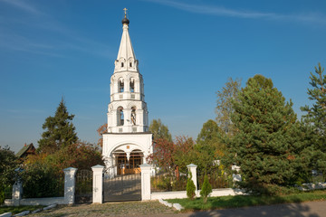 Fototapeta na wymiar Church of the Nativity of the Blessed Virgin (1664) in Poyarkov