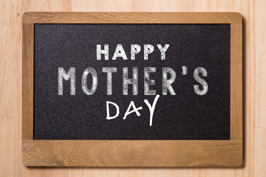 Slate blackboard mother day