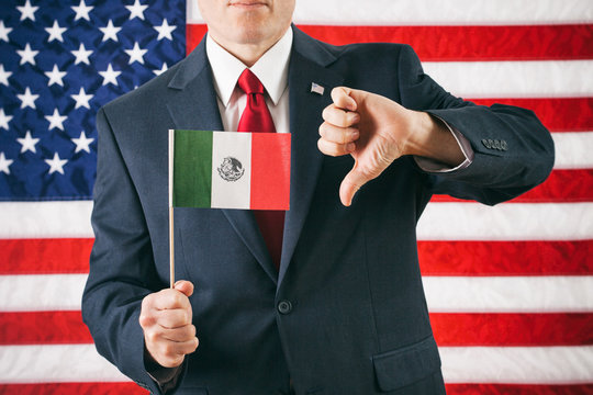 Politician: Man Gives Mexican Flag The Thumbs Down