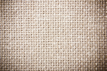 Vintage retro flour bag texture.
