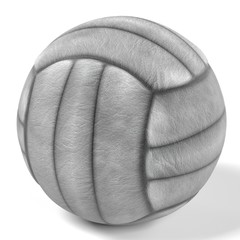 3d rendering of volleyball ball