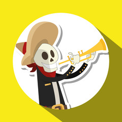 Graphic design of mexican culture