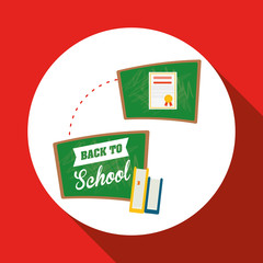 Flat illustration of Back to School design 