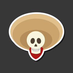 Graphic design of mexican culture