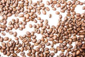 Coffee grains texture.