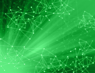 world of particle galaxy star abstract ai tech neon glow wave futuristic network background illustration, cyber space time, system of gakaxy, light stream of data hologram