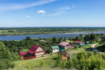 Fototapeta na wymiar Russian village