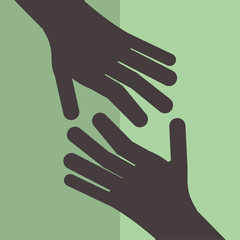 Obraz premium Illustration of help and support, editable vector