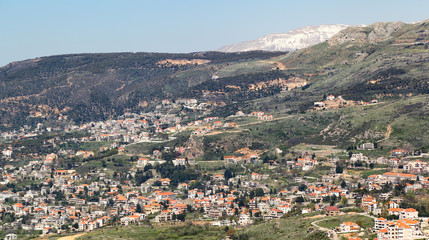 Fototapeta na wymiar Lebanon Mountain Landscape