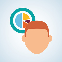 Flat illustration about achievement design
