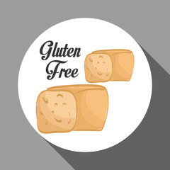 Flat illustration of gluten free design 