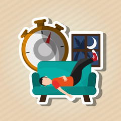 colorful  resting design, vector illustration