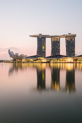 Sunrise at Marina Bay