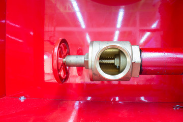The inside vale of fire hose, on Fire Systems