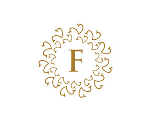 Royal Letter F Logo