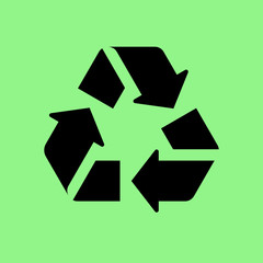 Recycle vector icon