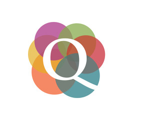 Colorful Letter Q Logo