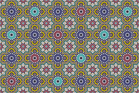Marrakesch Mosaik Vektor