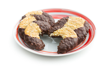 sweet dessert with chocolate