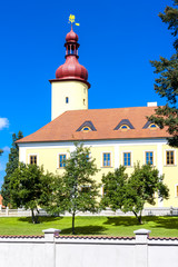 Fototapeta na wymiar palace in Straz nad Nezarkou, Czech Republic
