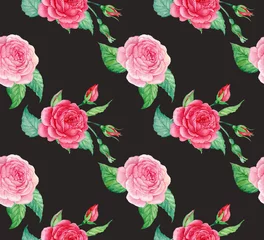 Kissenbezug бесшовный узор .розы,цветы.рисунок акварелью © mitrushova