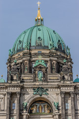 Fototapeta na wymiar Berlin Cathedral (Berliner Dom, 1895 - 1905) Berlin, Germany.