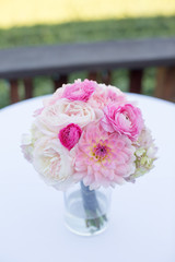 Pink Floral Centerpiece
