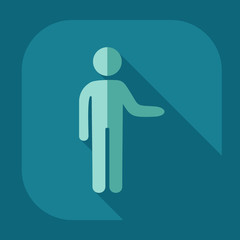 stick figure of human silhouette