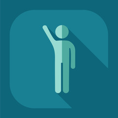 stick figure of human silhouette